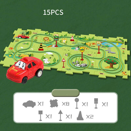 Fun Kids Puzzle Car Toy