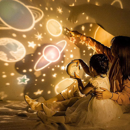 Galaxy Night Light Star Projector Lamp