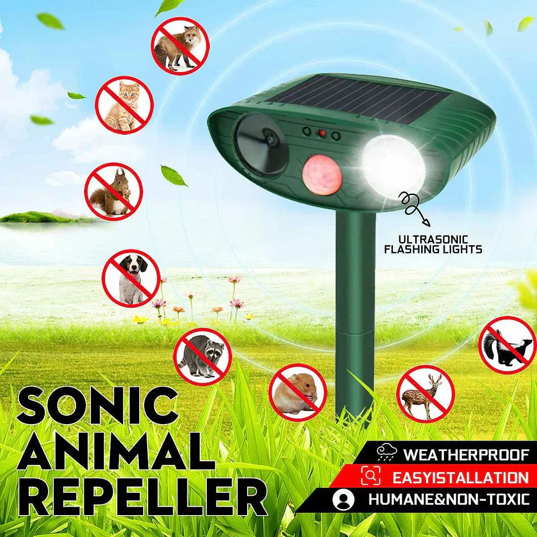 Outdoor Solar Powered Deer Repellent for Yard Protection