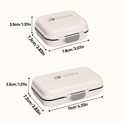 Compact Travel Pill Case - 7 Day Waterproof Pill Box