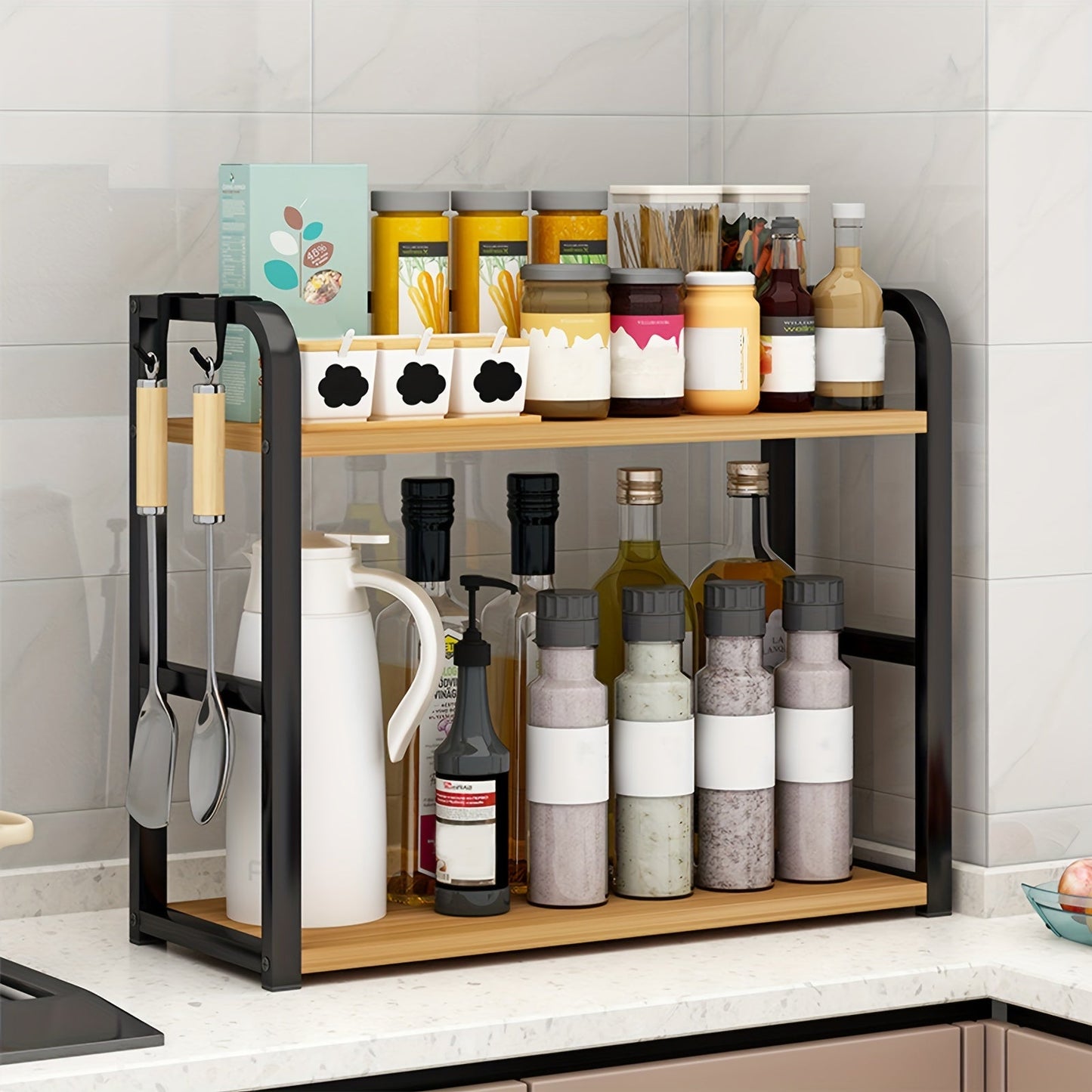 Modern Stainless Steel Kitchen Shelf - Halri