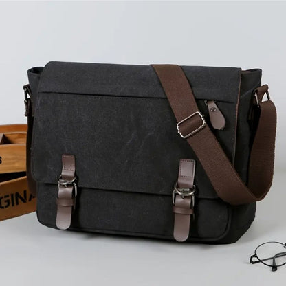 Leather Look Casual Crossbody Messenger Bag