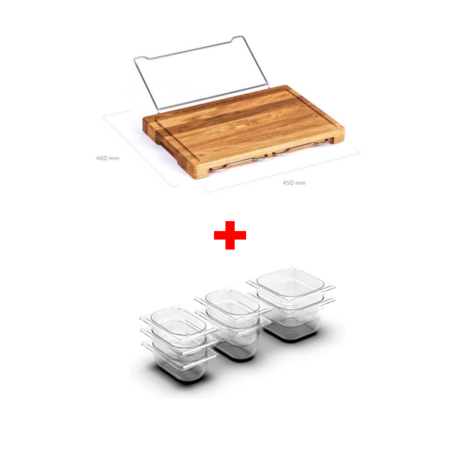 Eco Friendly Bamboo Cutting Board Set With Storage