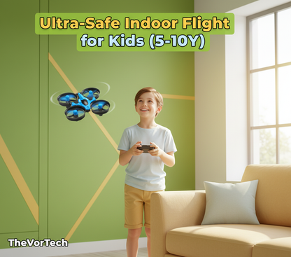 Safe Mini Kids Drone with Guarded Propellers