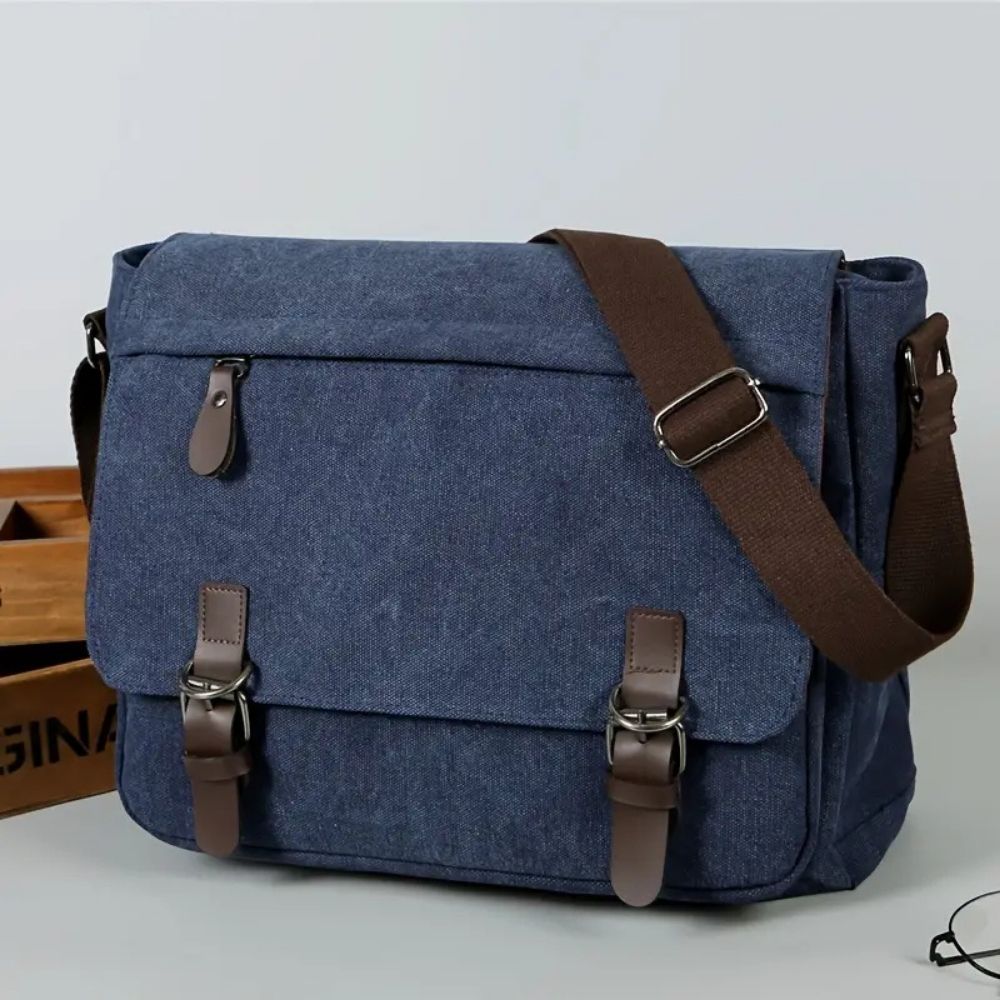 Leather Look Casual Crossbody Messenger Bag