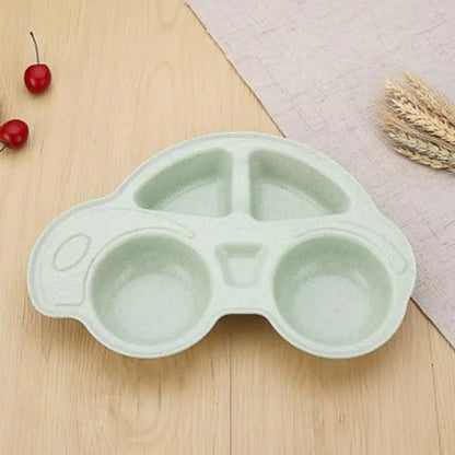 Kids' Car Shaped Plate - Eco Friendly Divided Plate
