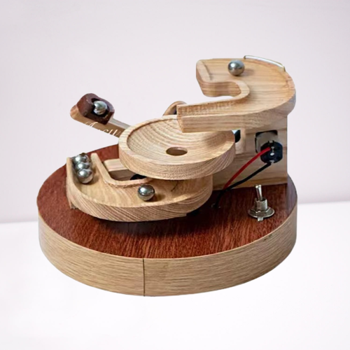 Handcrafted Wooden Kinetic Sculpture Machine - Halri