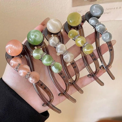 Beautiful Pearl Hair Twist Clip