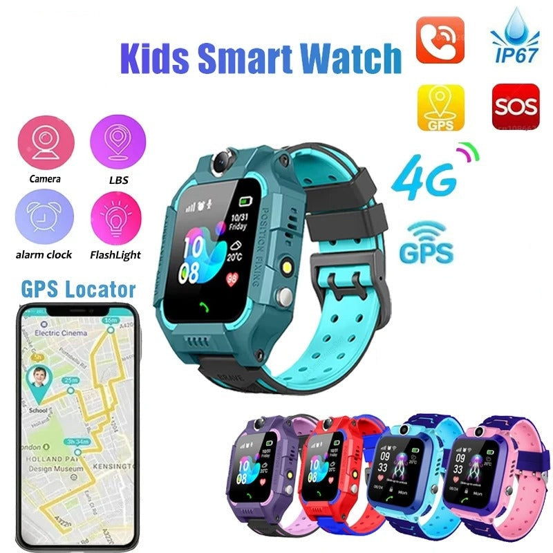 Child GPS Tracker Watch with Phone and Emergency Alert - Halri