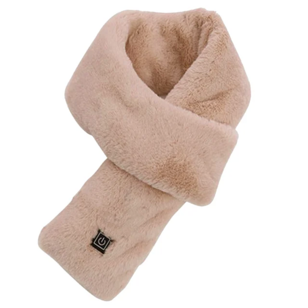 Warm Faux Fur Neck Scarf | Rechargeable USB Winter Warmer