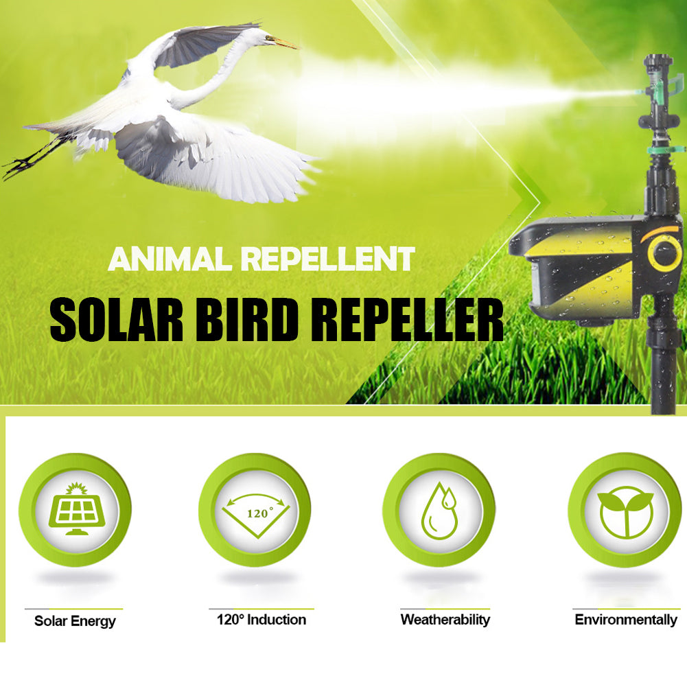Solar Powered Deer Repellent Motion Sprinkler