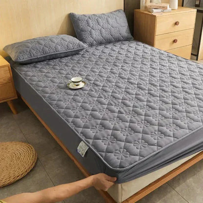 Soft Cotton Fitted Bed Sheet Set