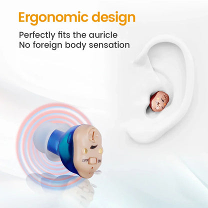 Discreet Digital Hearing Aid Set