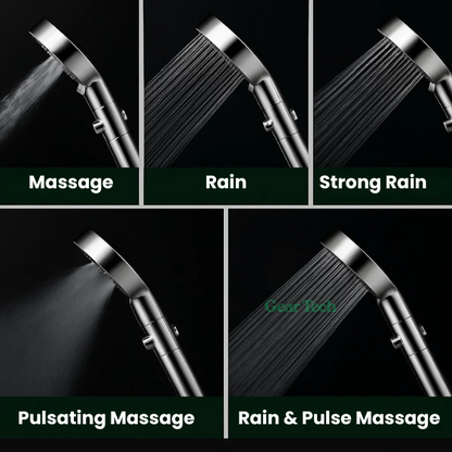 Powerful Rain Shower Head with Advanced Water Filter