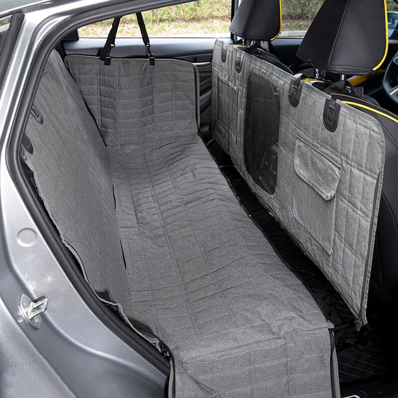 Durable Pet Car Seat Protector with Mesh Vent