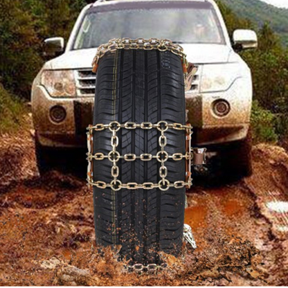 Premium Snow Tire Chains for Trucks and SUVs 8 Piece Set