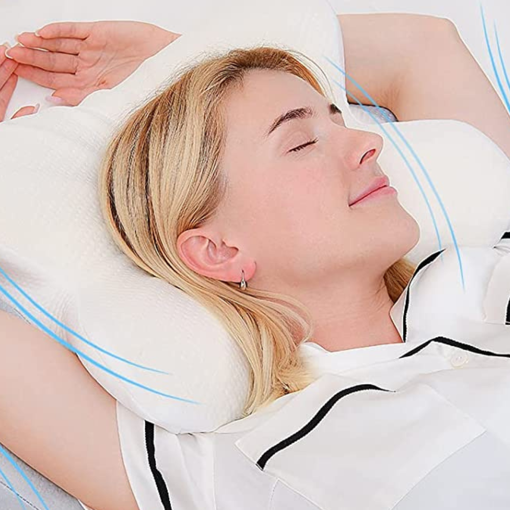Contour Comfortable Ventilated Memory Foam Sleep Pillow