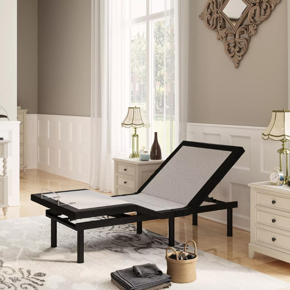 Comfortable Height Adjustable Wireless Bed Frame