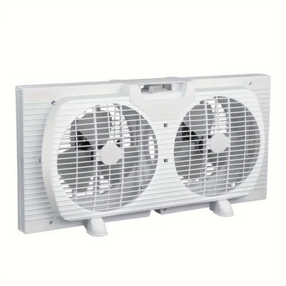 Dual Window Cooler Strong Air Fan System