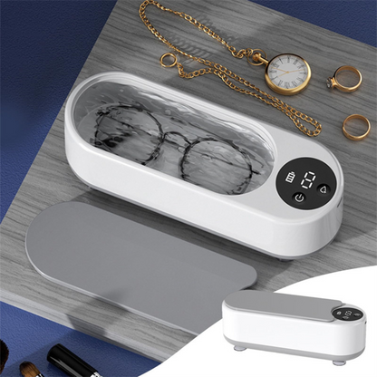 Compact Sonic Cleaner for Jewelry and Glasses