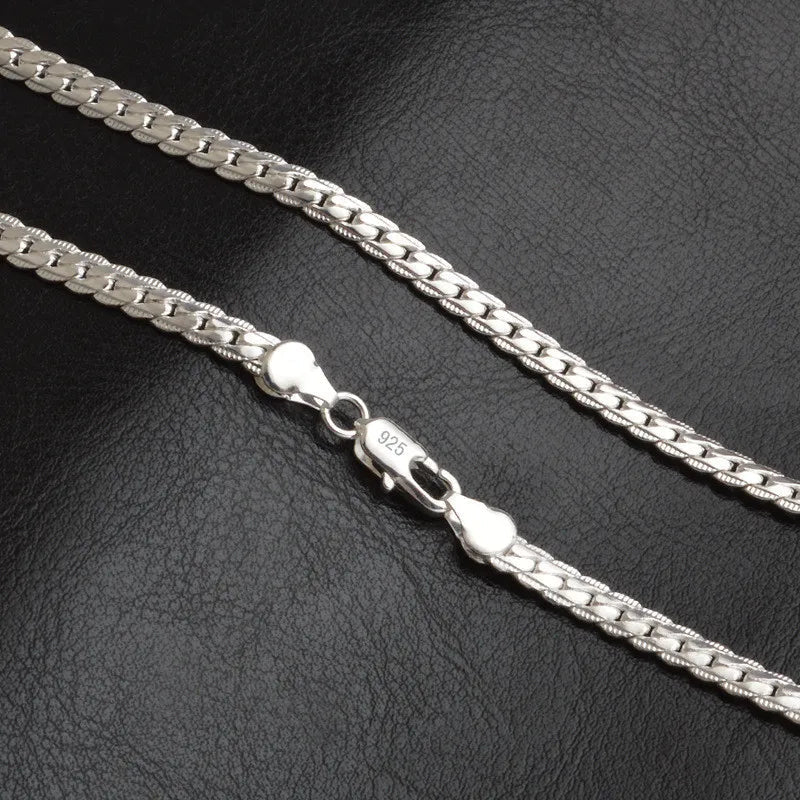 Elegant Silver Chain Necklace