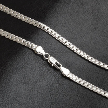 Elegant Silver Chain Necklace