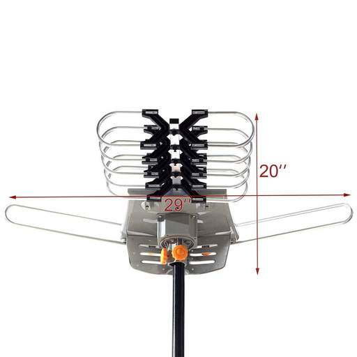 Long Range HD TV Indoor Outdoor Antenna 360° Rotation