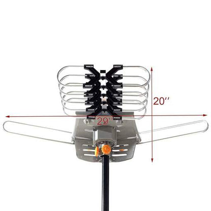 Long Range HD TV Indoor Outdoor Antenna 360° Rotation