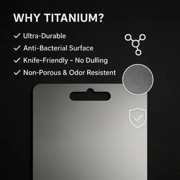 Durable Stainless Steel Cutting Board