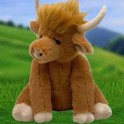Cuddly Farm Cow Plush Toy