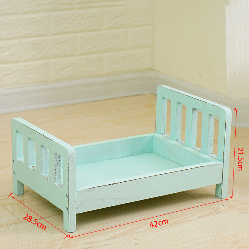 Rustic Wooden Baby Photo Bed Prop