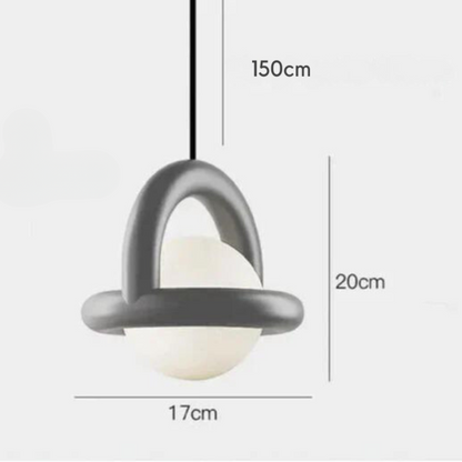Halri | Modern Round LED Hanging Lamp