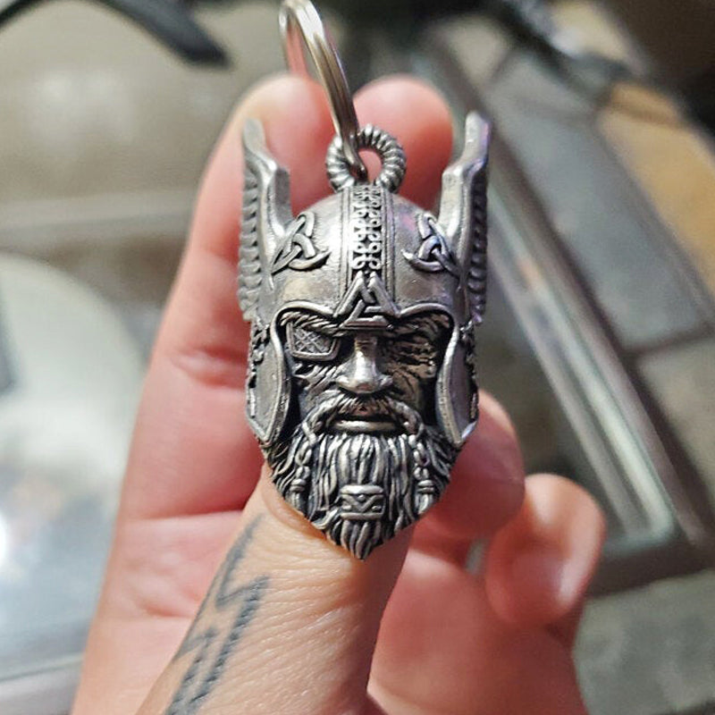 Strong Norse Protector Bike Bell Keychain - Halri