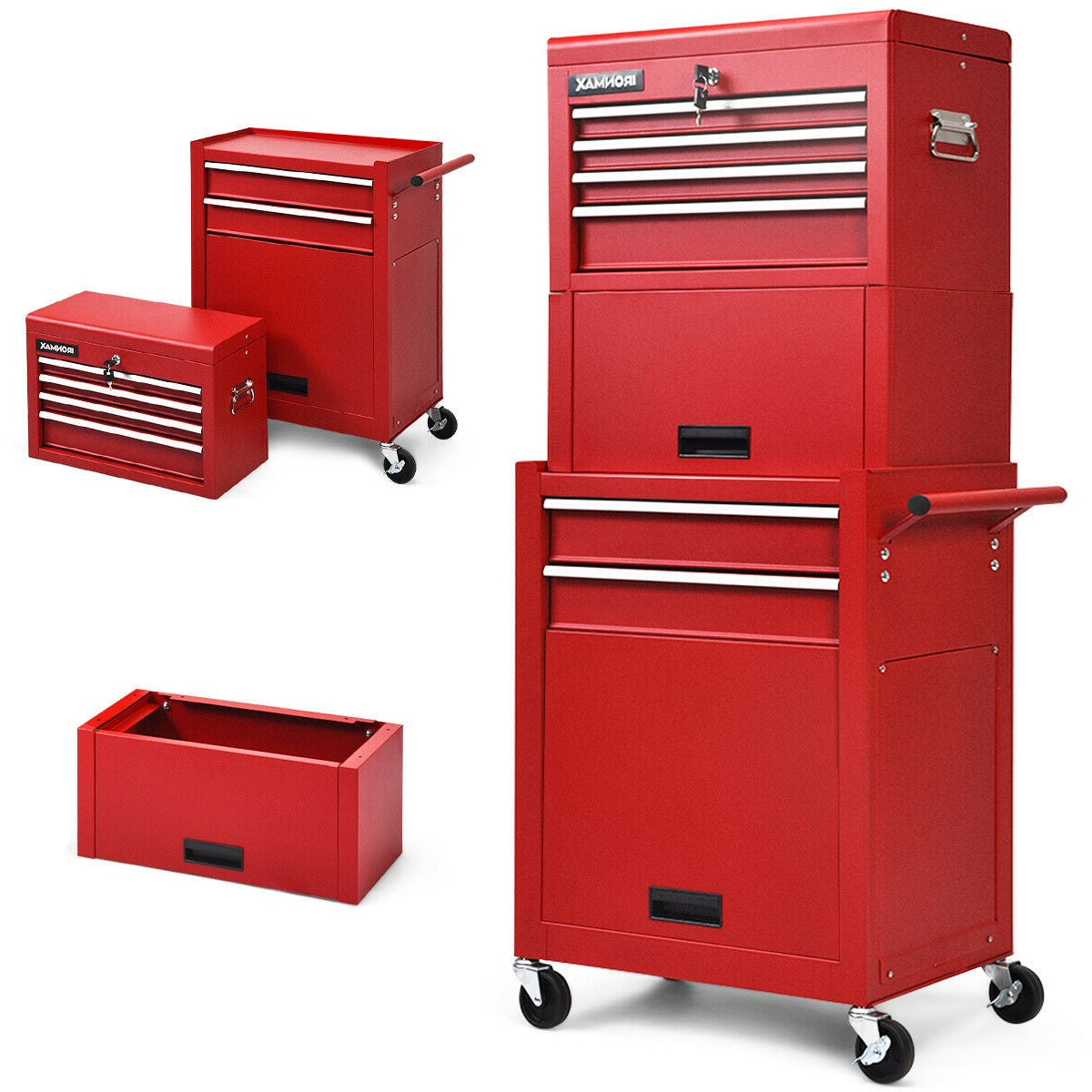 Big Rolling Toolbox with Storage Drawers