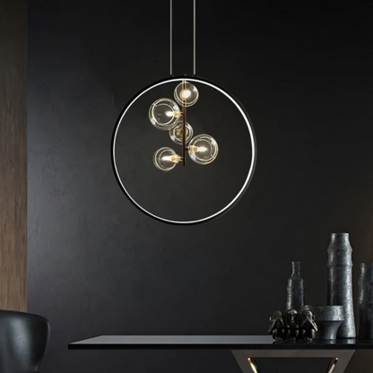 Simple Black Drop Pendant Light