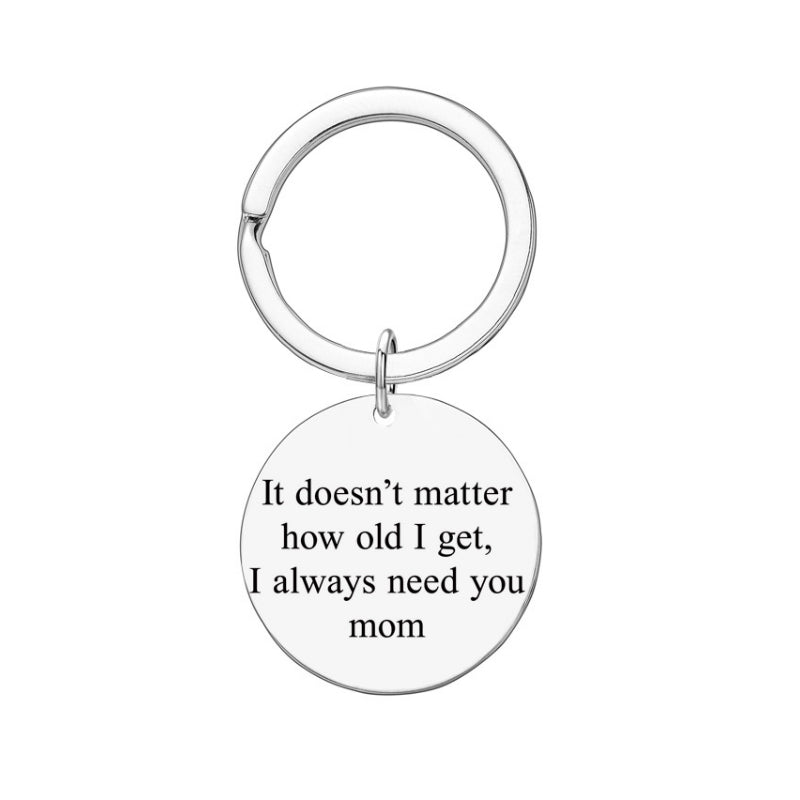 Lovely Mum Heart Shaped Keychain Gift