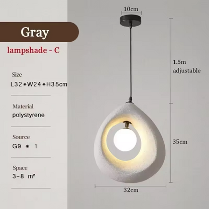 Simple Japanese Style Hanging Lamp