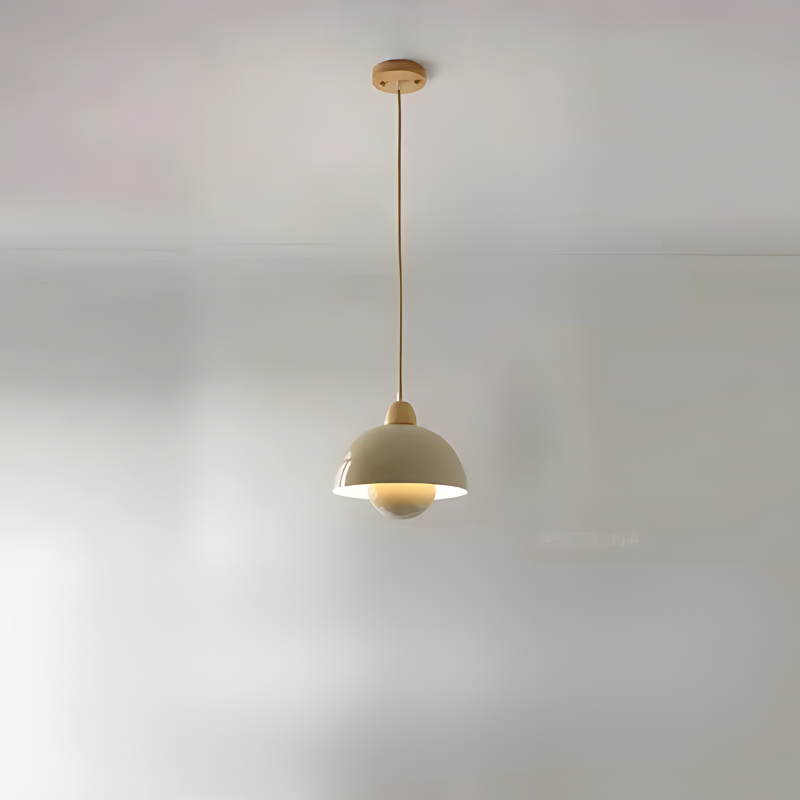 Rustic Wood Pendant Lamp for Cozy Home Lighting