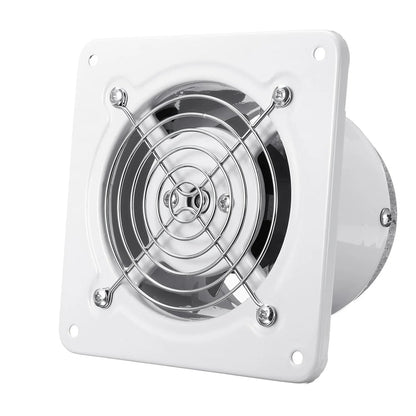 4,6,8" Industrial Axial Exhaust Fan with Square Frame and Low Noise Design