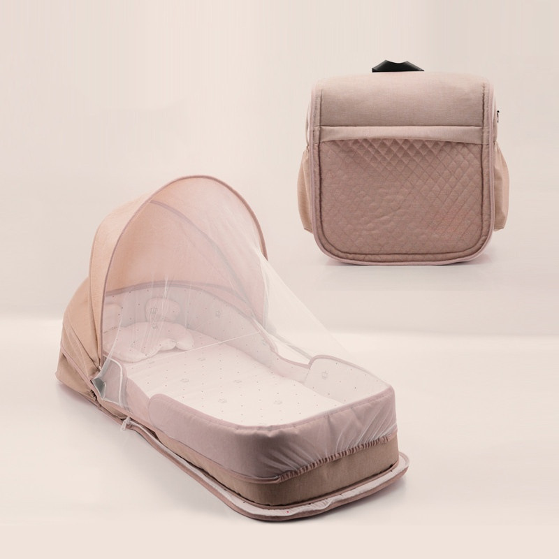 Compact Baby Travel Bed with Changing Pad - Halri
