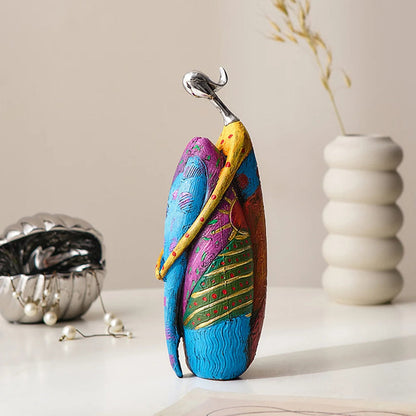 Vibrant Artistic Decorative Figurine Set for Home