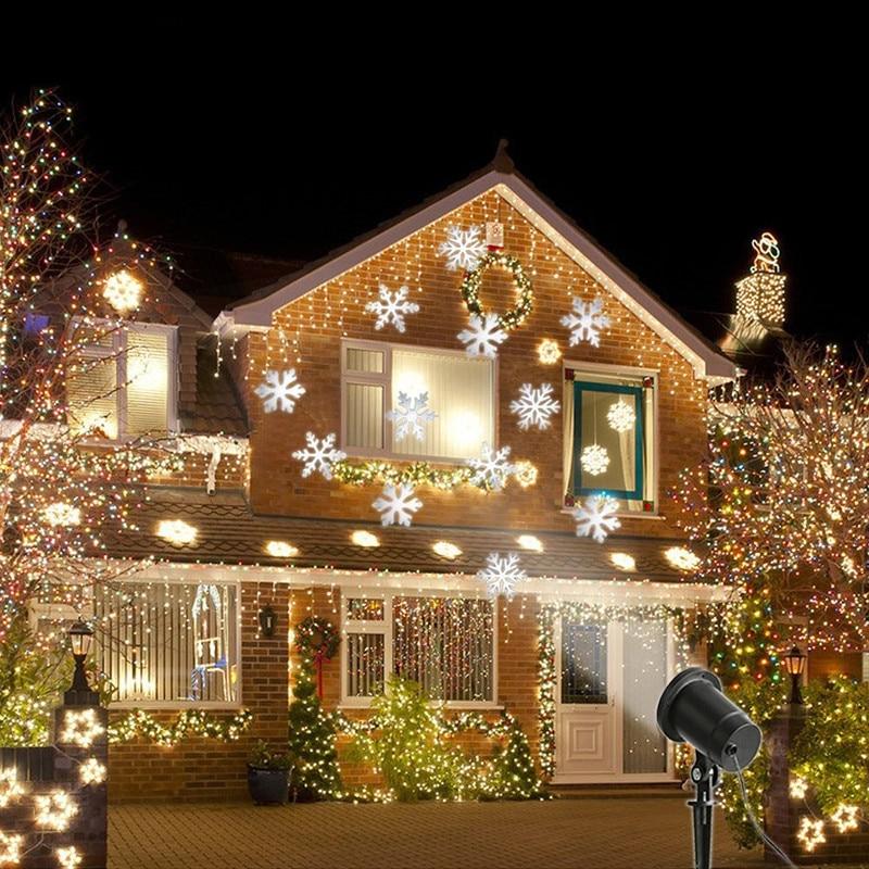 Colorful Outdoor Holiday Laser Light Show Projector