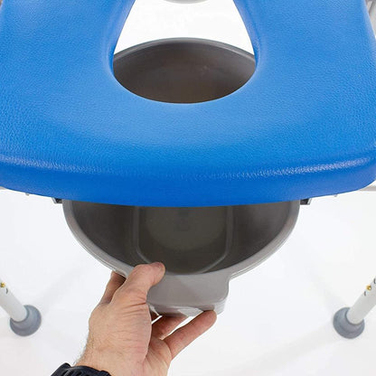 Easy Comfort Elevated Toilet Seat with Support Handles