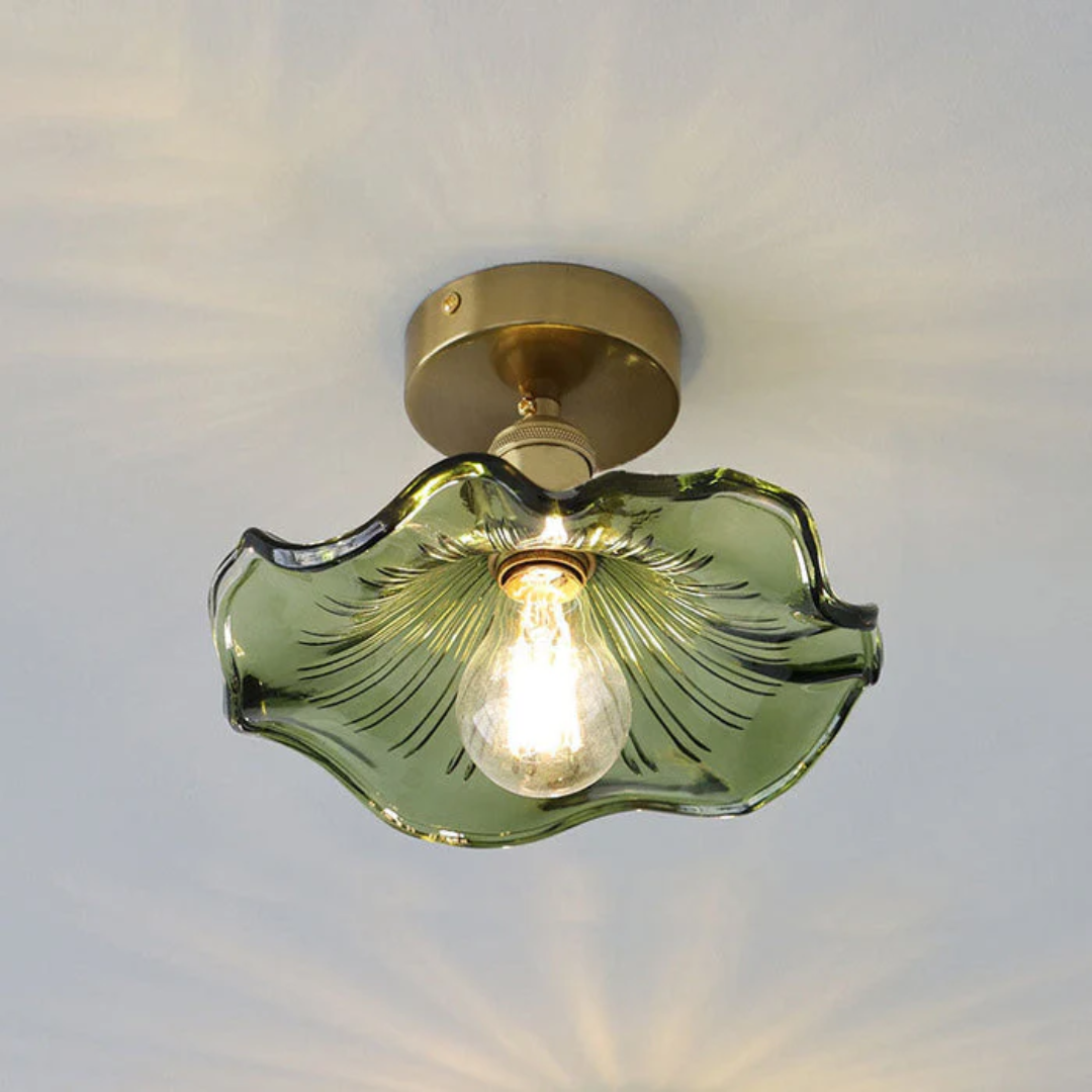 Elegant Flower Glass Ceiling Light - Halri