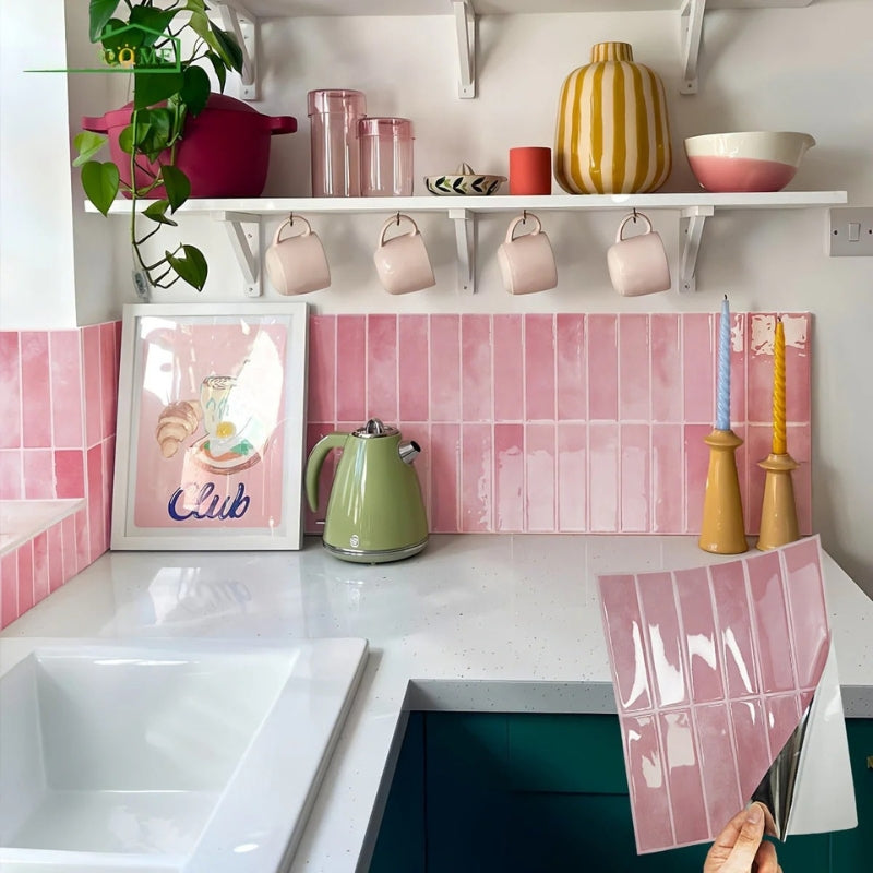 Easy Peel Waterproof Wall Decals Tiles Stickers - Halri