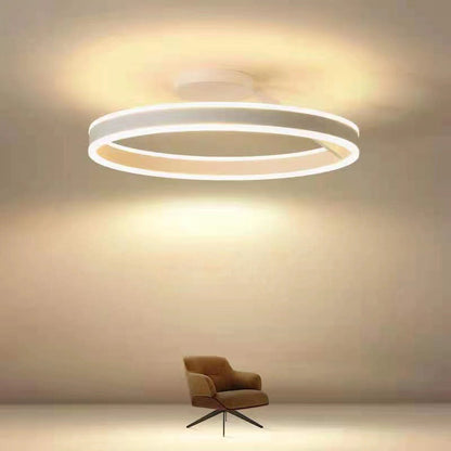 Elegant Gold LED Ceiling Light Fixture