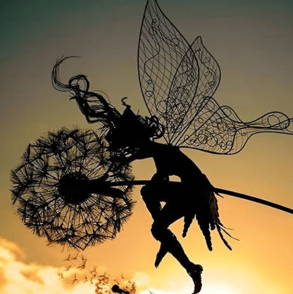 Whimsical Metal Outdoor Statues