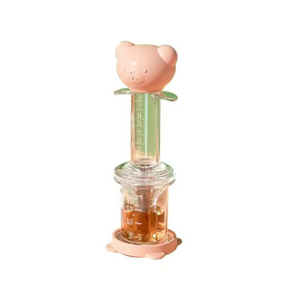 Soft Baby Pacifier and Feeder with Cute Bear Design