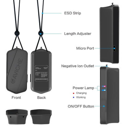 Compact Wearable Air Cleaner Pendant