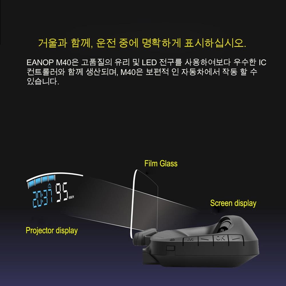 Digital Windshield Speed Display